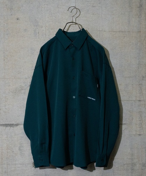 「Naive magic」 長袖シャツ LARGE グリーン メンズ_画像7