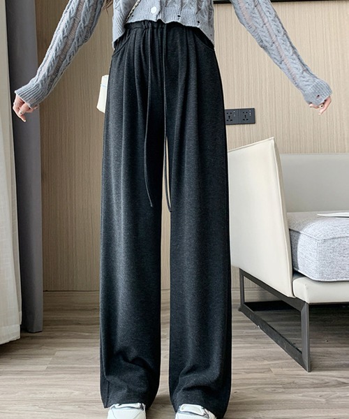 「Amulet」 イージーパンツ L グレー レディース_画像2