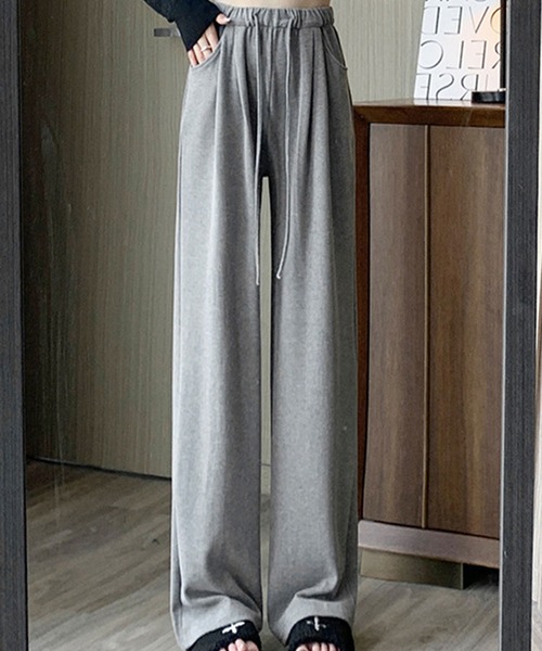 「Amulet」 イージーパンツ L グレー レディース_画像4