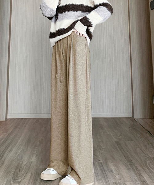 「Amulet」 イージーパンツ L グレー レディース_画像9