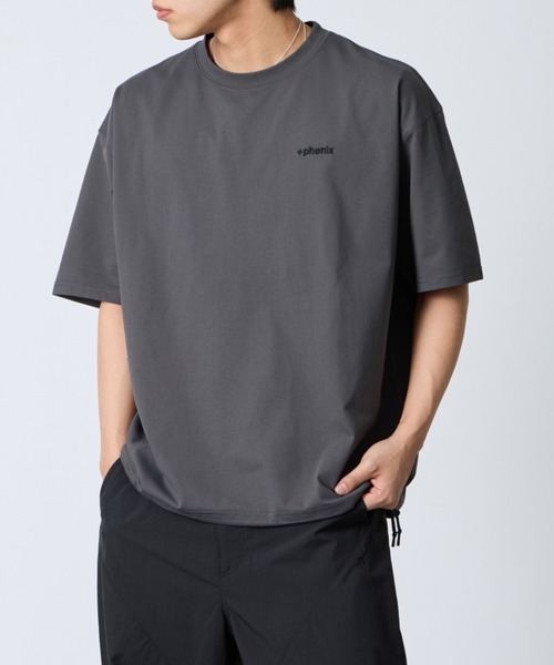 phenix（プラスフェニックス） tシャツ 別注 ワンポイント刺繍ロゴ
