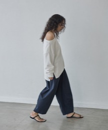 「for/c」 チノパンツ L ブラック レディースの画像4