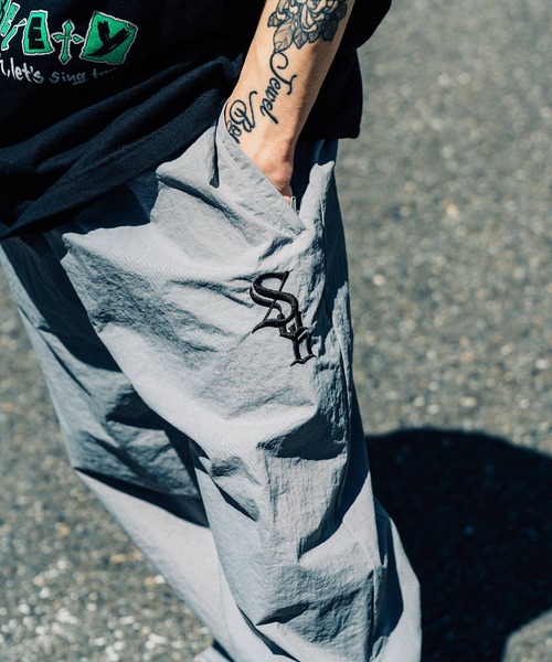 「Subciety」 イージーパンツ X-LARGE ブラック メンズ_画像9