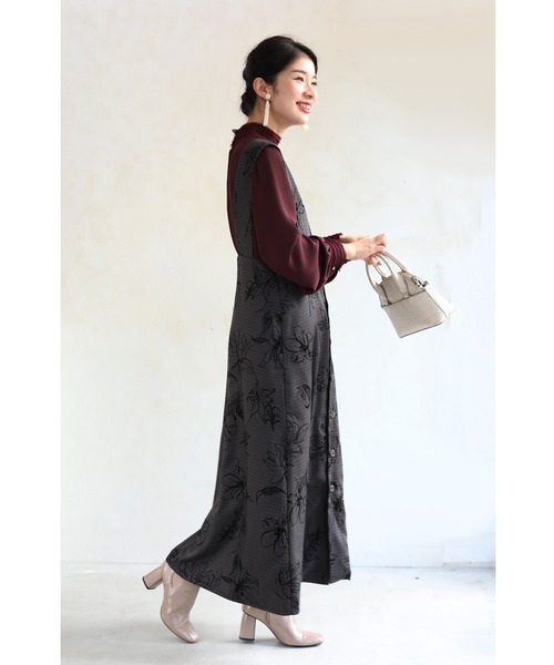 「CAWAII」 長袖ブラウス FREE ワインレッド レディース_画像8