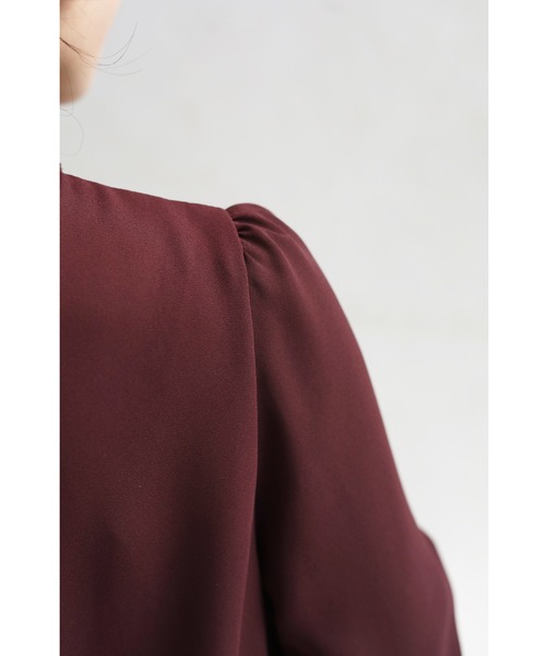 「CAWAII」 長袖ブラウス FREE ワインレッド レディース_画像9
