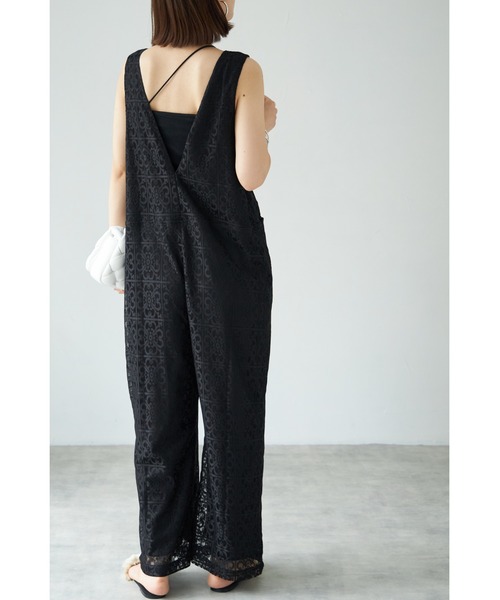 「&. NOSTALGIA」 オーバーオール FREE カーキ レディース_画像4