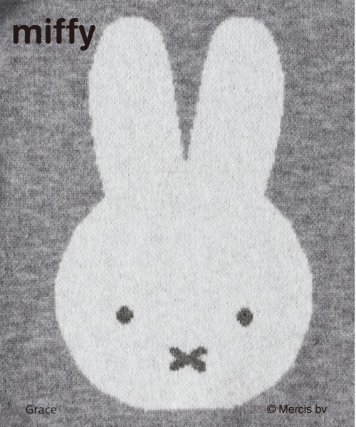 ミッフィー　Right-on　カーディガン　M Right-on（ライトオン） カーディガン 「miffy」ミッフィー フェイス柄