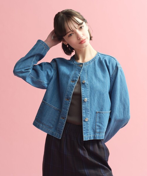 「MACKINTOSH PHILOSOPHY」 デニムジャケット 34 ブルー レディースの画像