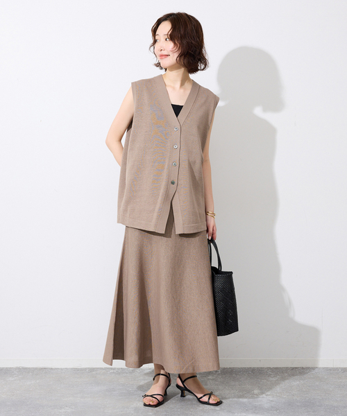 SLOBE IENA ニットジレ SLOBE IENA（スローブイエナ） ベスト ジレ 「セットアップ対応可