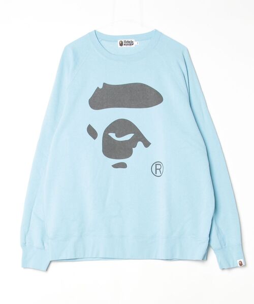 A BATHING APE（アベイシングエイプ） スウェットカットソー - ブルー
