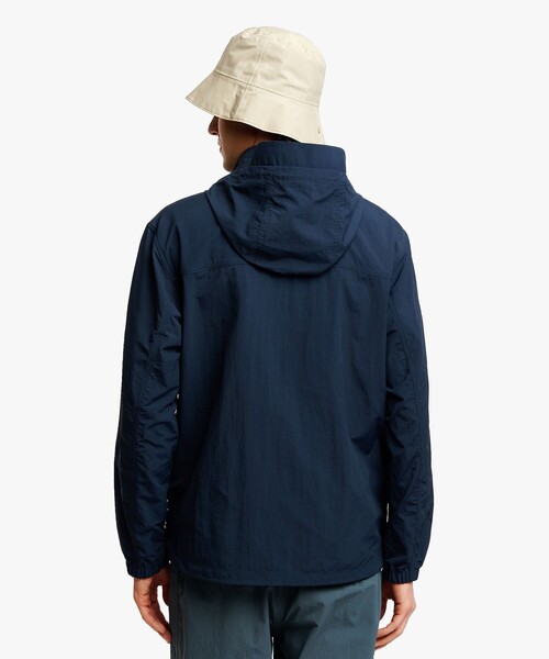エーグル AIGLE 長袖 マウンテンパーカー M 青系 ブルー フード付き 切 AIGLE - AIGLE マウンテンパーカ ブルー フードタグなし Mの通販 by