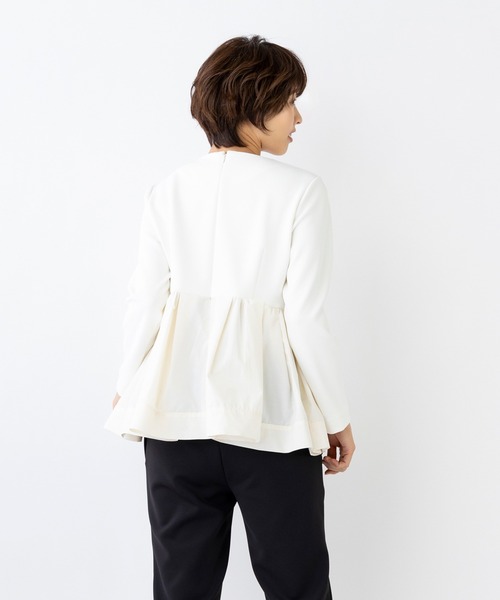 「Sono」 長袖ブラウス 1 ネイビー レディース_画像4