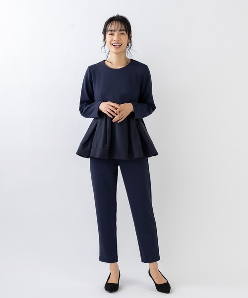 「Sono」 長袖ブラウス 1 ネイビー レディース_画像6