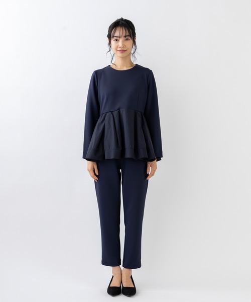 「Sono」 長袖ブラウス 1 ネイビー レディース_画像8