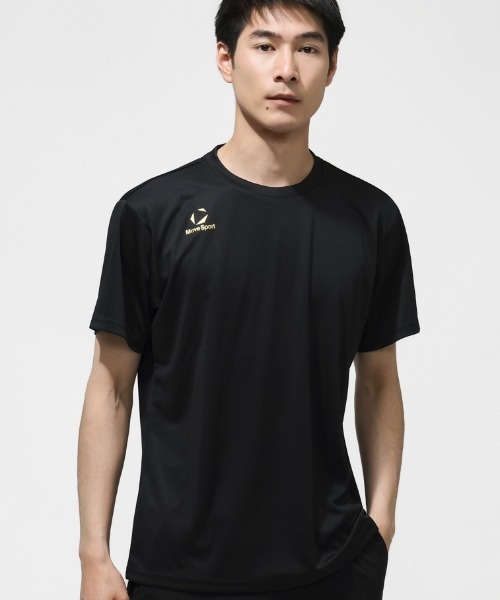 Move Sport ブラック Tシャツ ・スエットM MOVESPORT tシャツ 「別注」ムーブスポーツ 半袖Tシャツ 限定コラボ