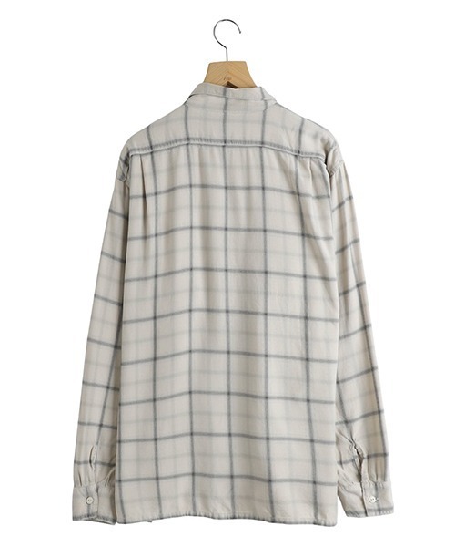 「REMI RELIEF NAVY LABEL」 長袖シャツ M オフホワイト メンズ_画像3