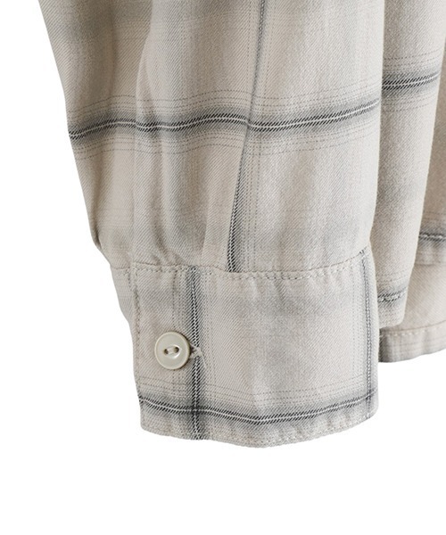 「REMI RELIEF NAVY LABEL」 長袖シャツ M オフホワイト メンズ_画像5