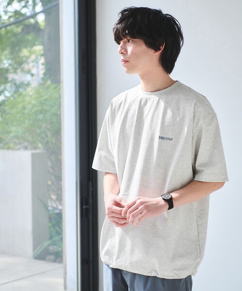Marmot（マーモット） tシャツ 「別注」「Marmot」ドローイング 半袖 T