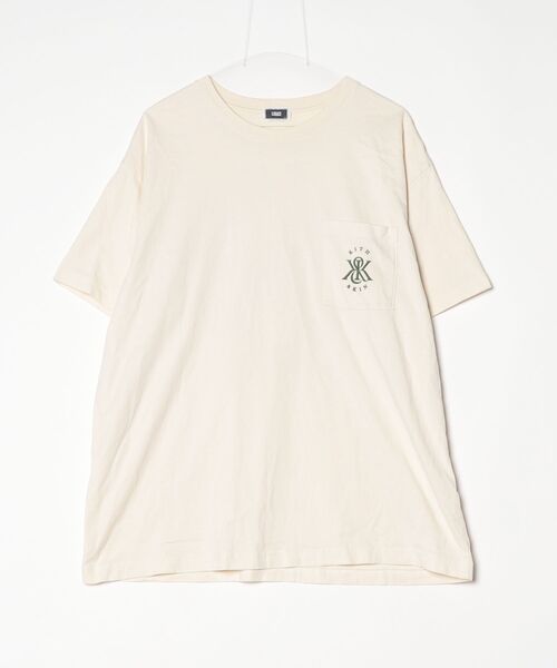 KITH（キス） ワンポイント半袖Tシャツ X-LARGE ホワイト メンズ