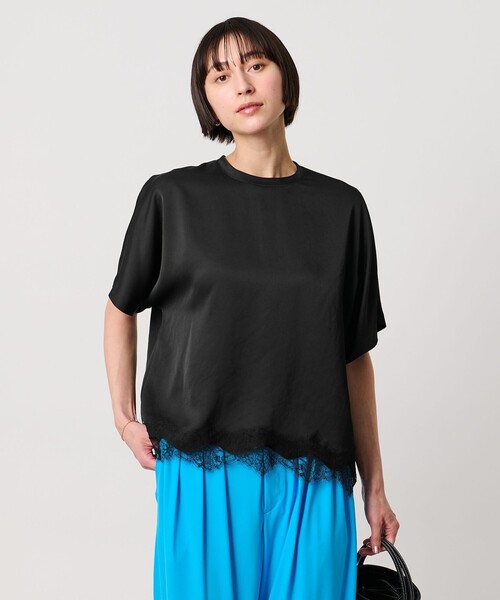 UNITED ARROWS（ユナイテッドアローズ） ブラウス シャツ 半袖 サテン