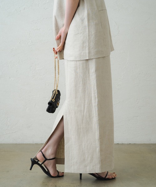 「LOUNGEDRESS」 タイトスカート SMALL グリーン レディース_画像2