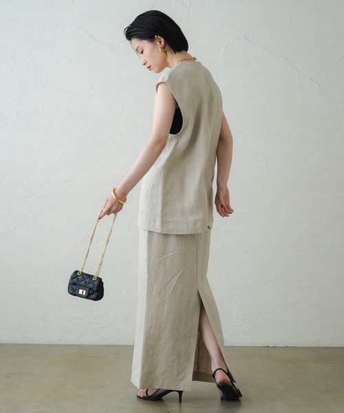 「LOUNGEDRESS」 タイトスカート SMALL グリーン レディース_画像3