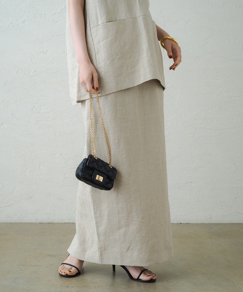 「LOUNGEDRESS」 タイトスカート SMALL グリーン レディース_画像4