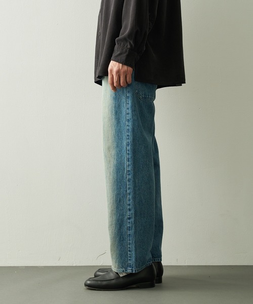 ジーンズ 「ISSUETHINGS/イシューシングス」type104 (faded denim2) メンズの画像