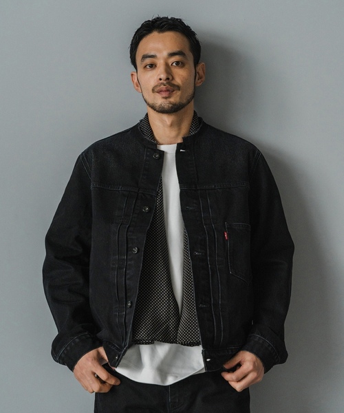 Levi's（リーバイス） デニムジャケット MEDIUM ブラック メンズ