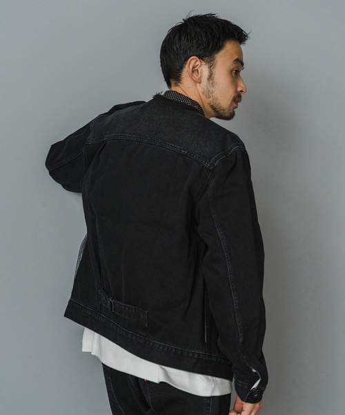 Levi's（リーバイス） デニムジャケット MEDIUM ブラック メンズ