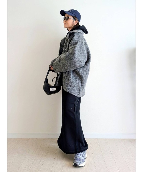 「notch.」 ジャケット M チャコールグレー レディース_画像7
