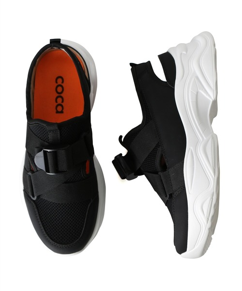 「coca(ANDEX shoes product)」 シューズ MEDIUM ブラック レディース_画像2