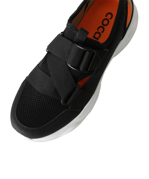 「coca(ANDEX shoes product)」 シューズ MEDIUM ブラック レディース_画像6