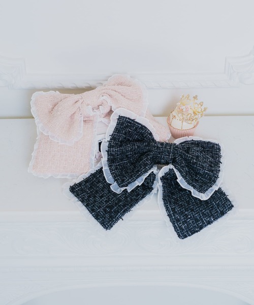 nyanMe ヘアクリップ おひめついーどおりぼん♪ : ZOZOTOWN Yahoo!店