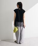 tシャツ 半袖 裾レースイレヘムフレンチTシャ...の詳細画像4