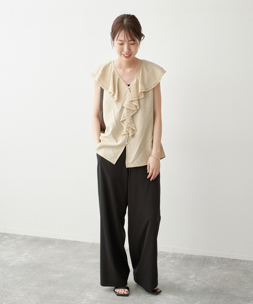Spick＆Span（スピック アンド スパン） ブラウス シャツ フロント 