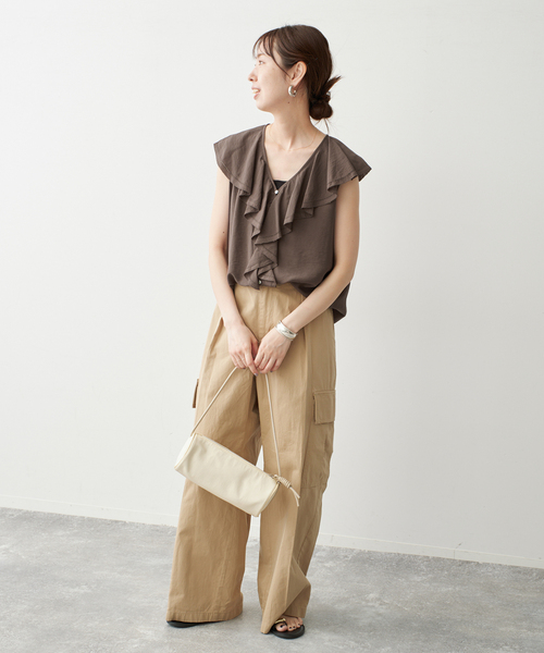 Spick＆Span（スピック アンド スパン） ブラウス シャツ フロント 
