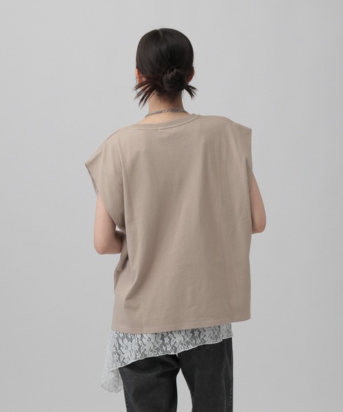 LEPSIM（レプシィム） tシャツ フォトロゴプリントノースリーブ 778710