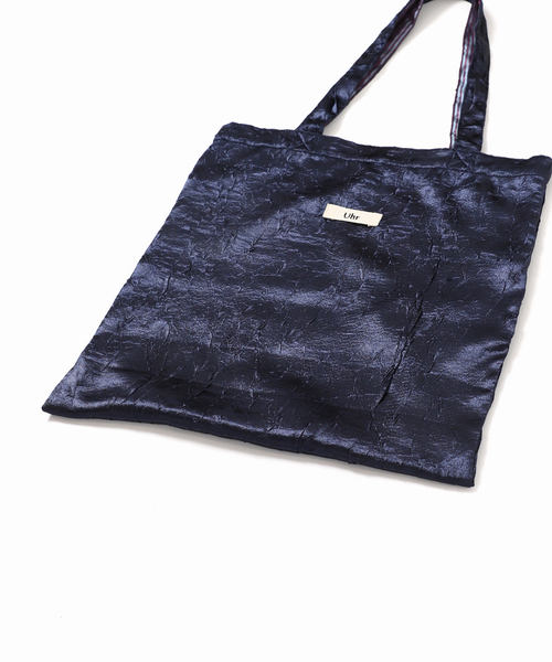 Uhr トートバッグ 「追加」Uhr/ウーア Crush Satin Tote トートバッグ