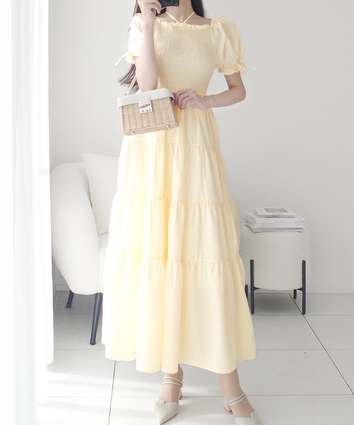 「mily bilet」 ドッキングワンピース LARGE グレー レディース_画像2