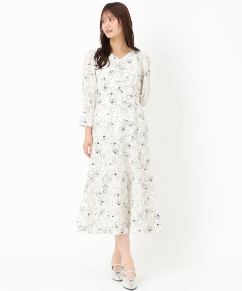 「MISCH MASCH」 7分袖ワンピース S ホワイト レディース_画像5