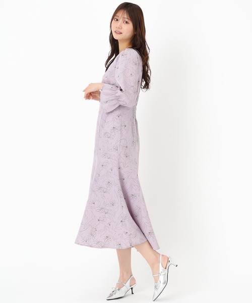 「MISCH MASCH」 7分袖ワンピース S ホワイト レディース_画像9