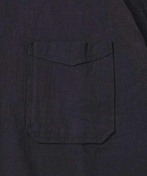 「HINSON」 長袖シャツ MEDIUM ブラック メンズ_画像6
