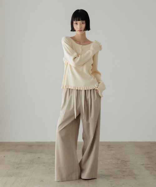 「LOWRYS FARM」 デニムパンツ MEDIUM ブルー レディース_画像6