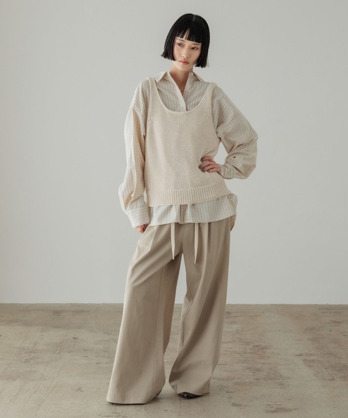 「LOWRYS FARM」 デニムパンツ MEDIUM ブルー レディース_画像9