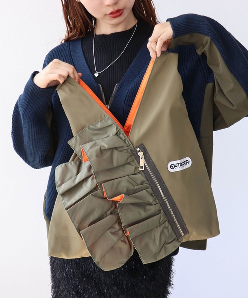「OUTDOOR PRODUCTS」 2WAYバッグ「RISLEYコラボ」 FREE ブラック レディース_画像3