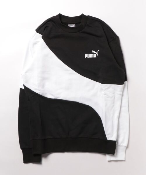 「PUMA」 スウェットカットソー - カーキ メンズ_画像3
