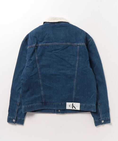 「Calvin Klein」 デニムジャケット S ブルー メンズ_画像2