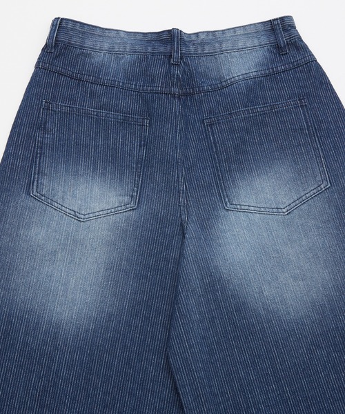 OXA ジーンズ ストライプデニムパンツ メンズ : ZOZOTOWN Yahoo!店