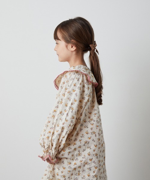「riziere」 「KIDS」長袖ワンピース 100 ベージュ系その他 キッズ_画像8